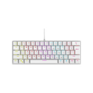 Klawiatura przewodowa Rampage PLOWER K60 biały