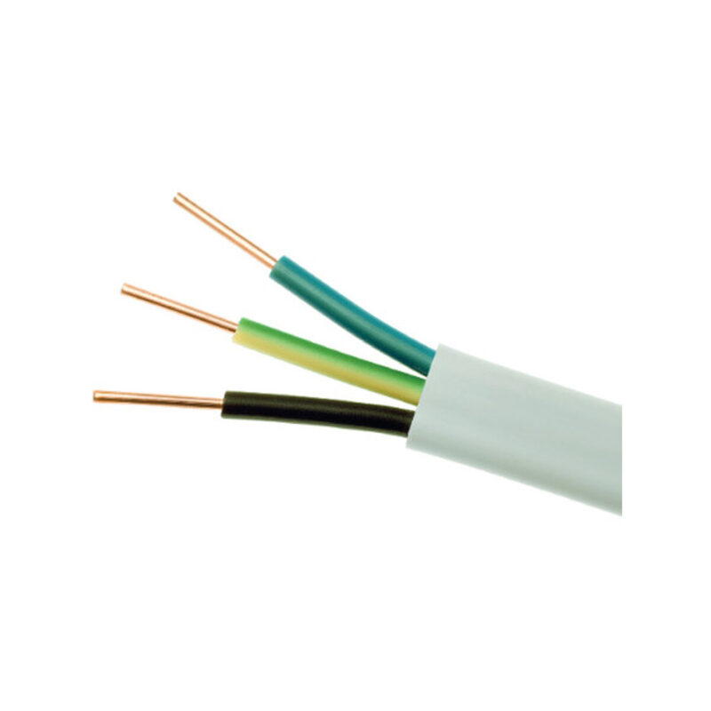Przewód elektryczny drut płaski YDYp 450/750V 3x1,5mm2 ELEKTROKABEL 1m