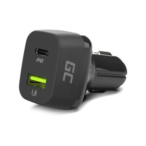 ŁADOWARKA SAMOCHODOWA Green Cell 48W 1x USB-C 1x USB-A Power Delivery 30W Quick Charge 3.0 CAD33