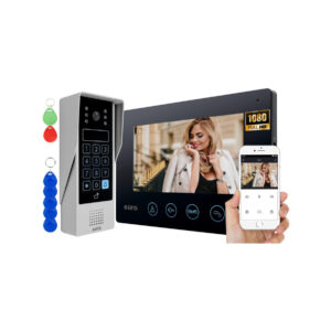 WIDEODOMOFON EURA VDP-90A3 DELTA + czarny monitor TUYA