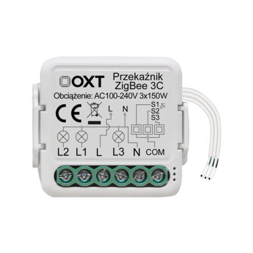 Moduł OXT mini przekaźnik 3 obwody ZigBee TUYA T263