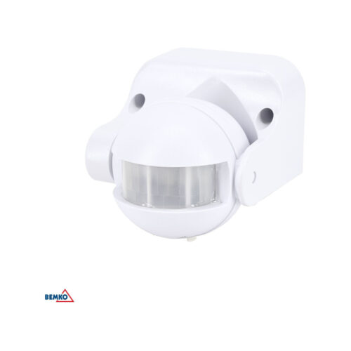 Czujnik ruchu PIR1200W 180* IP65 czarny