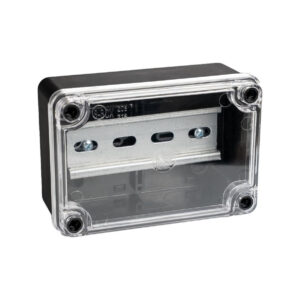 ENGO Controls EBOX2 - Obudowa hermetyczna, natynkowa, IP65, 129mm x 89mm x 55mm (szer. x wys. x gł.) do przekaźników: EREL-16ZB / EREL-16WIFI / EROL-ZB / EROL-WIFI / EMOD-ZB