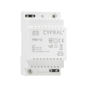 DOMOFON CYFRAL COSMO 1-LOKATORSKI KASETA CZARNA/UNIFON CZARNY