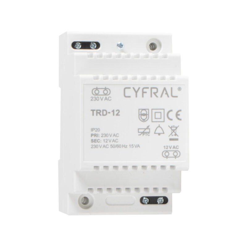 DOMOFON CYFRAL COSMO 1-LOKATORSKI KASETA CZARNA/UNIFON CZARNY