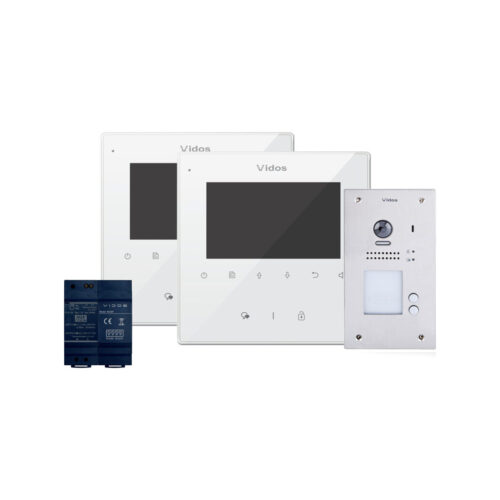 Wideodomofon 2-rodzinny VIDOS DUO 2 x M1022W / S1202A