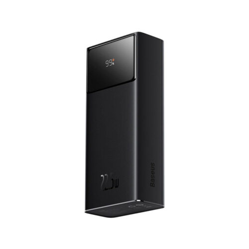 Powerbank Baseus EnerFill FP41 30000 mAh 22,5 W USB-A USB-C czarny z kablem USB-A / USB-C
