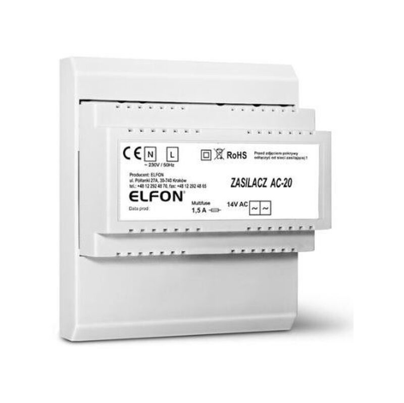 ZASILACZ AC-20 1,5A ELFON OPTIMA