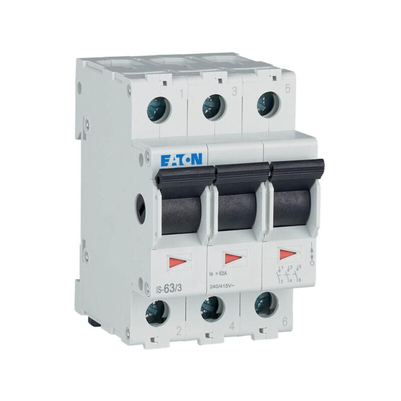 EATON ROZŁĄCZNIK IZOLACYJNY MODUŁOWY 63A 3Z 3P 3M 415V AC IS- 63/3