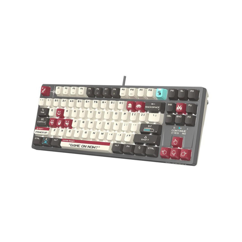 Klawiatura mechaniczna A4TECH BLOODY S87 Pixels Red USB (BLMS RED Plus Switches)