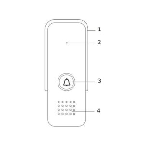 Domofon EURA ADP-24A3 czarny 2 żyłowy