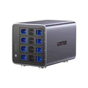 Unitek Obudowa RAID do dysku SATA 2.5''/3.5'' 8 trybów 80TB USB-C