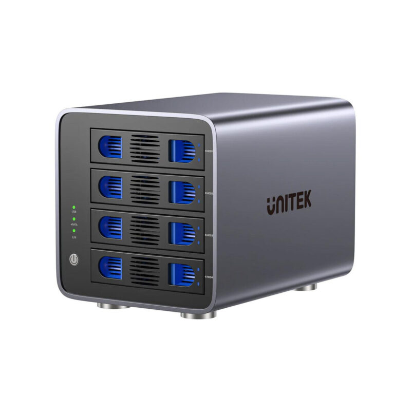 Unitek Obudowa RAID do dysku SATA 2.5''/3.5'' 8 trybów 80TB USB-C