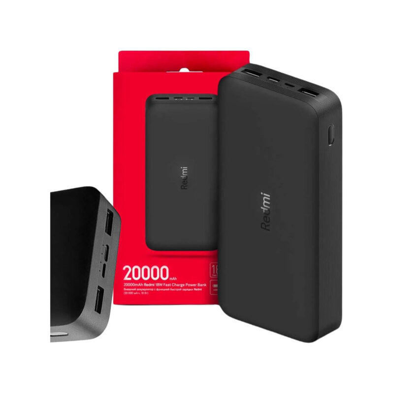 Powerbank Xiaomi Redmi 20000mAh 18W Fast Charge (Czarny)