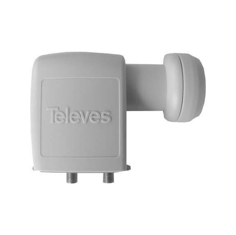 Konwerter Twin Televes ref. 747002 szary