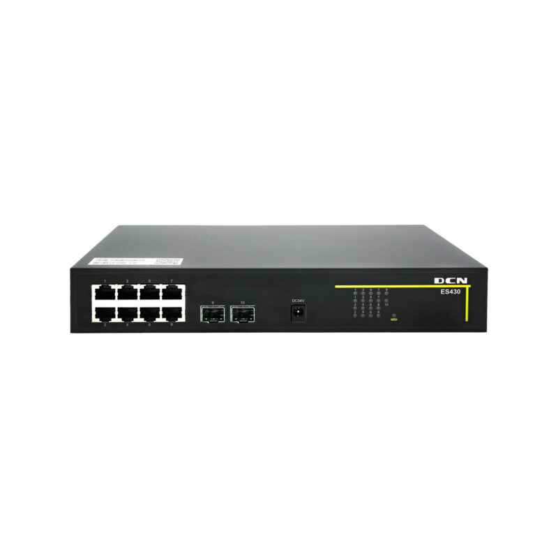 SWITCH DCN ES430-10P-POE L2 8xPoE+/2xSFP (120W)