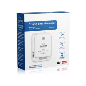 Czujnik gazu ziemnego Firesco JT-ZL2010W z WiFi alikacja Tuya