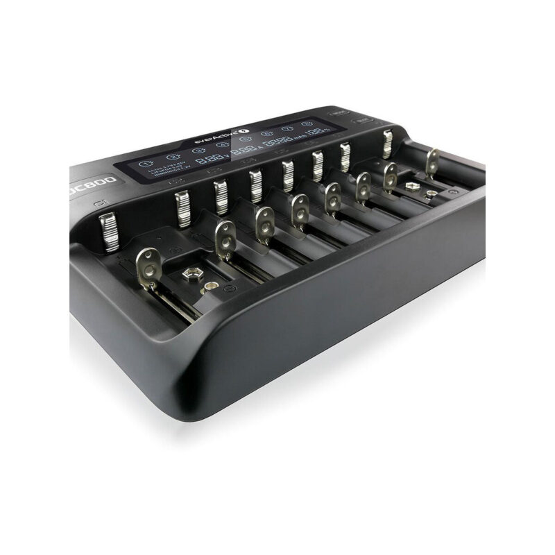 Ładowarka do akumulatorków cylindrycznych Li-ion oraz Ni-MH everActive UC-800