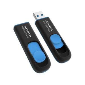 Adata Pendrive UV128 64GB USB 3.2 Gen1 czarno - niebieski