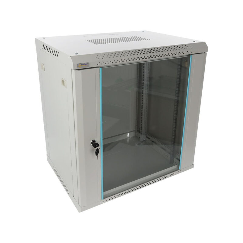 Szafa Rack 12U wisząca do złożenia 600x450 Pulsar RWA1264-G szara