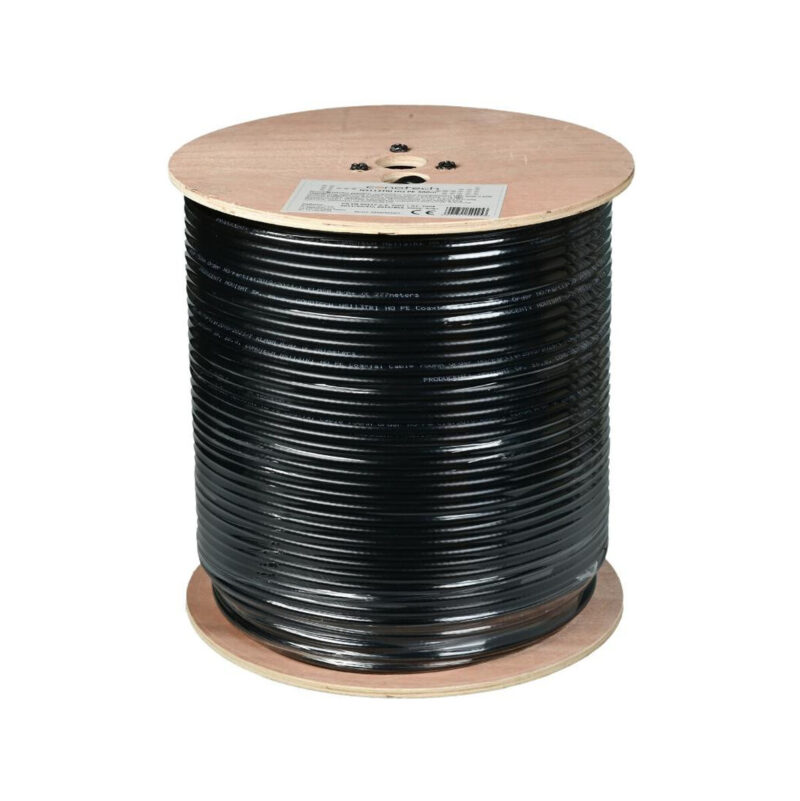 PRZEWÓD KONCENTRYCZNY NS113TRI HQ PE Czarny 300m