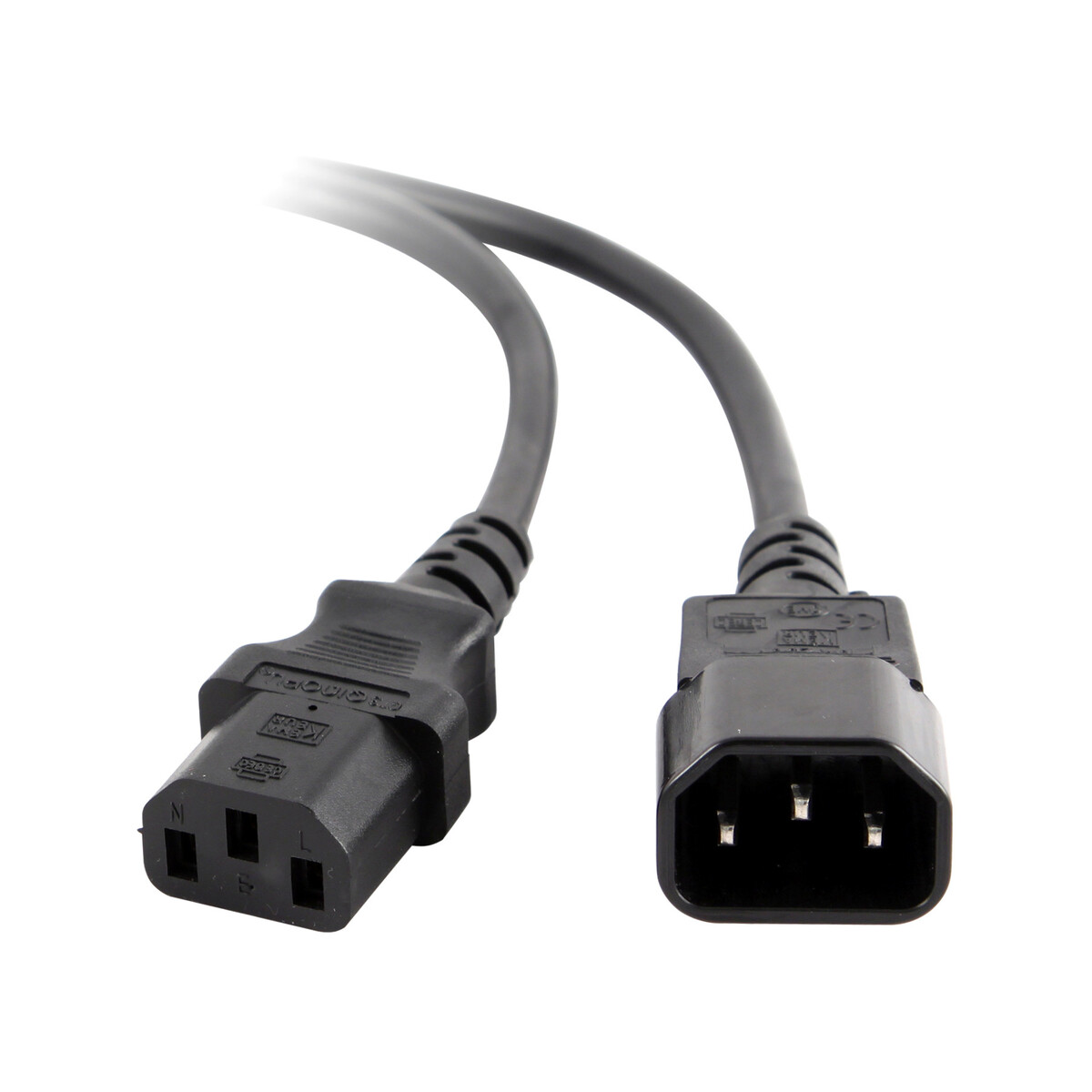 PRZEDŁUŻACZ KABLA ZASILAJĄCEGO VDE IEC 320 C13 / C14 3M Lanberg