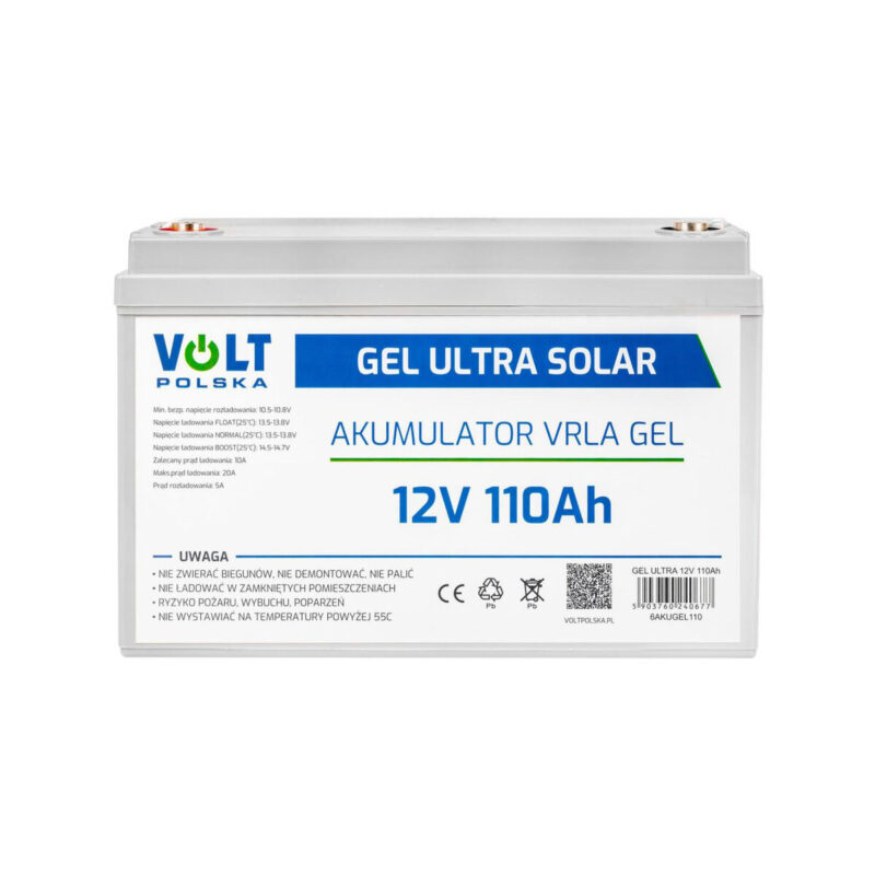 Akumulator Volt Polska GEL VPRO Solar 12V 110Ah
