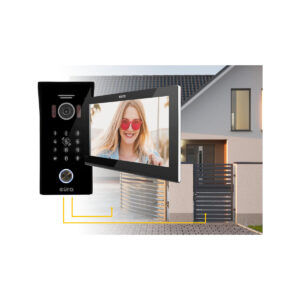 WIDEODOMOFON EURA VDP-99C5 czarny, WiFi, RFID, TUYA