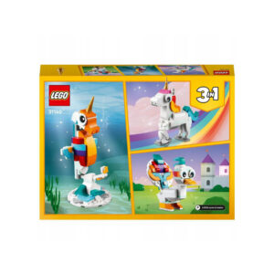 Klocki LEGO Creator 3w1 31140 - Magiczny jednorożec
