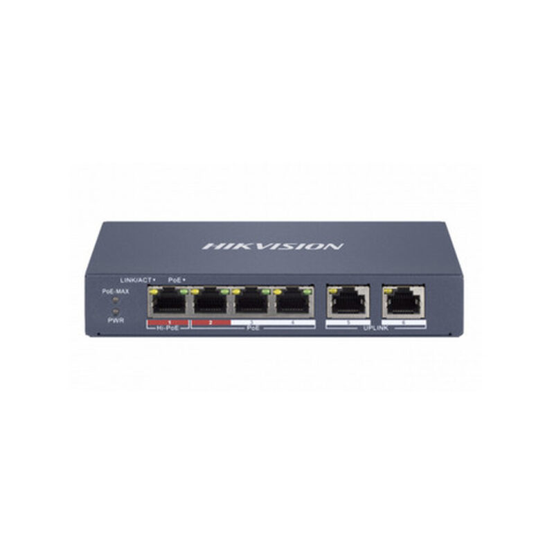 SWITCH POE HIKVISION DS-3E1106HP-EI LinkVu