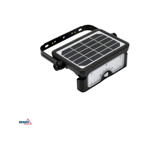 Naświetlacz SOLARNY LED SOLPAR 10W 1500LM 4000K IP65 czarny cz. pir