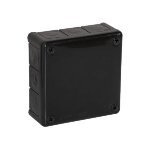 Puszka natynkowa pusta 12 wlotów VIPLAST VP-51 CZARNA IP55 118x118x46mm 051-05