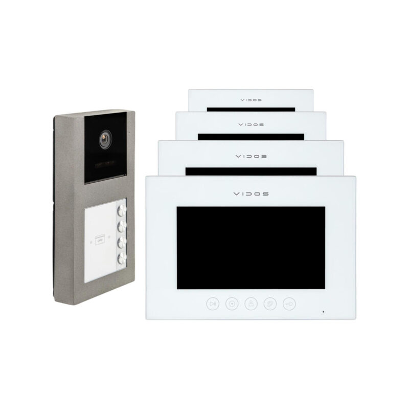 WIDEODOMOFON VIDOS X 4xM11W-X/S11-4