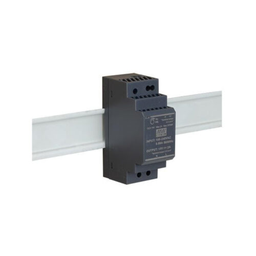 ZASILACZ IMPULSOWY NA SZYNĘ DIN MEAN WELL HDR-30-24 24V/30W/1.5A