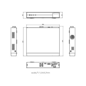 Rejestrator 5w1 Hilook 4 kanałowy 5MP DVR-204Q-M1 (E)