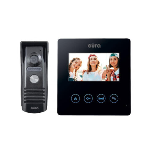 Wideodomofon EURA VDP-52A3"ATIRA" czarny