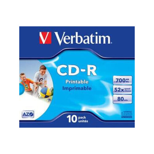 Płyty CD-R Verbatim Data Life Plus JC (10szt)
