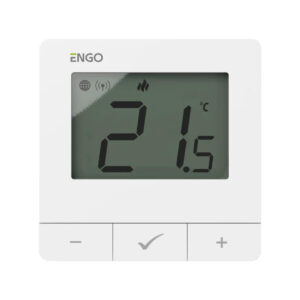 ENGO Controls E25-230W - Regulator temperatury, 230V, biały, Internetowy, natynkowy ZigBee/868MHz