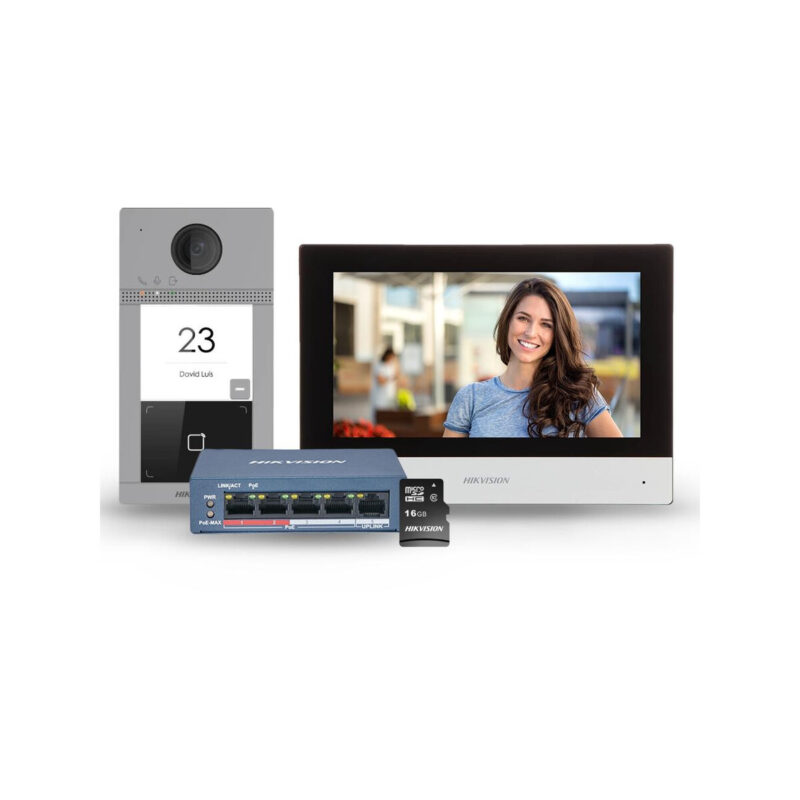 ZESTAW WIDEODOMOFONOWY HIKVISION DS-KIS604-S(C)(O-STD)/eu