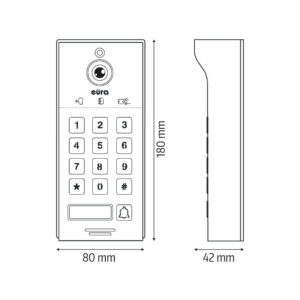 Wideodomofon EURA VDP-30C5 Tuya
