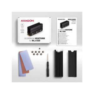 Radiator Axagon do dysków M.2 SSD CLR-M2XL chłodnica aliminiowa