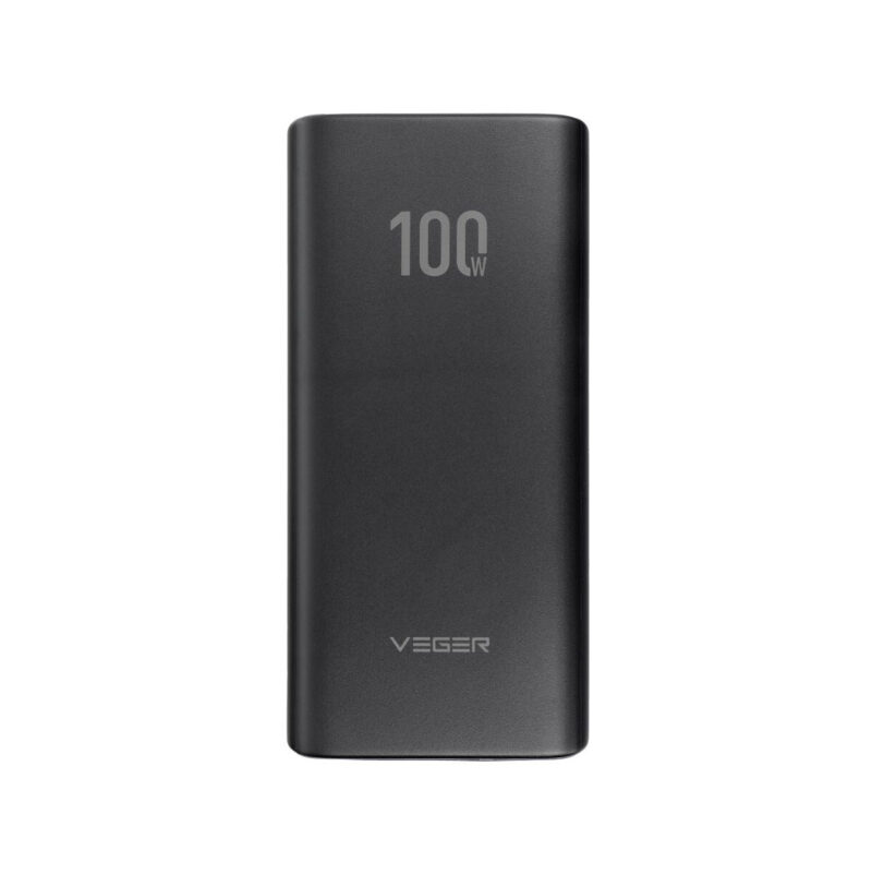 Powerbank Veger 20000 mAh 100 W PD QC 3.0 USB-A 2x USB-C czarny