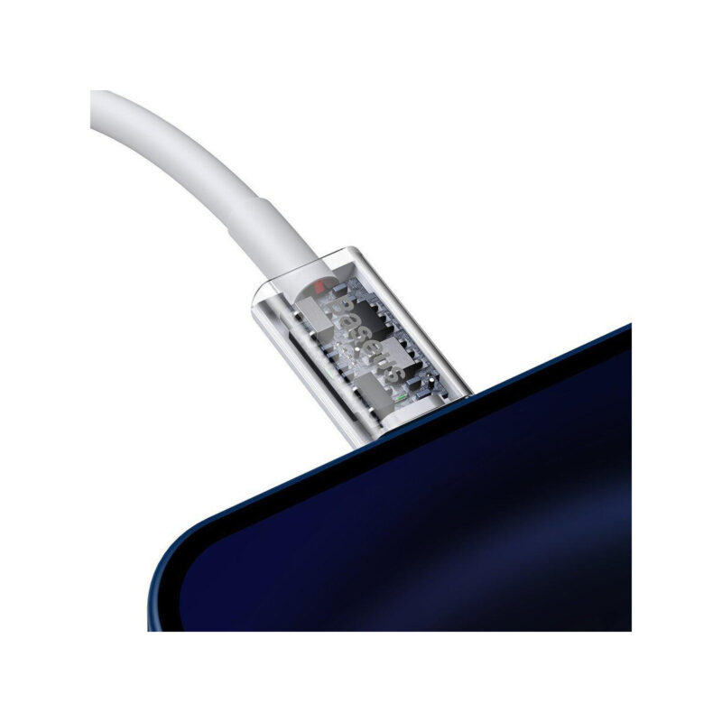 KABEL USB-C / Lightning iPhone Baseus Superior CATLYS-A02 1m 20W PD Quick Charging BIAŁY PREMIUM