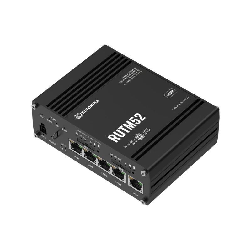 Teltonika RUTM52 router przemysłowy 5G (RUTM52100000)