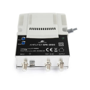 Regulowany wzmacniacz sygnału TV naziemnej i kablowej Spacetronik SPA-28SG LTE II