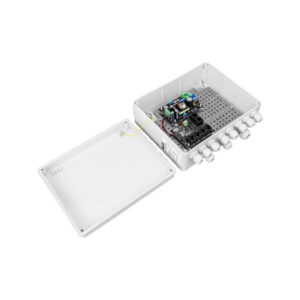 System zasilania do 5 kamer IP ze switchem PoE w obudowie zewnętrznej BCS POWER BCS-IP4/Z/E-S