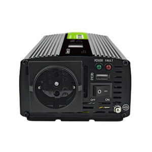 PRZETWORNICA NAPIĘCIA Green Cell PowerInverter LCD 12V / 230V 500W/1000W CZYSTA SINUSOIDA