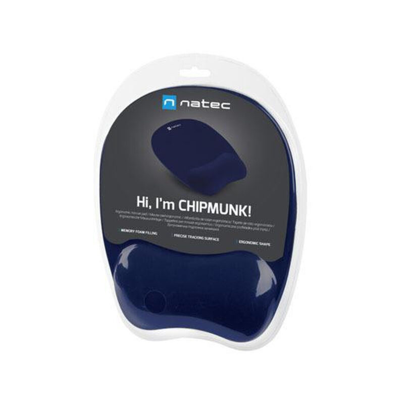 Podkładka pod mysz Natec Chipmunk 230x200mm granatowy