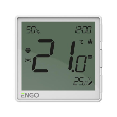 ENGO Controls EONE-230W - Regulator temperatury, 230V, biały, Internetowy, podtynkowy, ZigBee