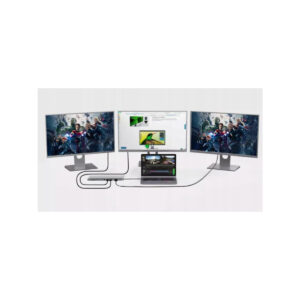HUB ADAPTER USB-C 12w1 Stacja Dokująca 2x HDMI 4K ETHERNET RJ45 USB 3.0 BYL-2211